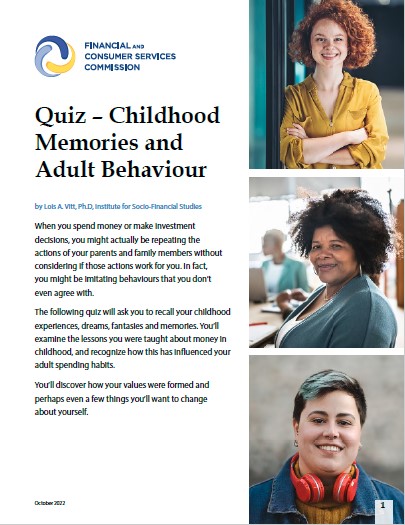 Quiz - Childhood Memories and Adult Behaviour.