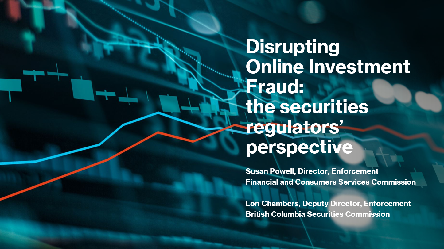 Disrupting Online Investment Fraud.