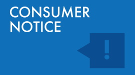 Consumer Notice.