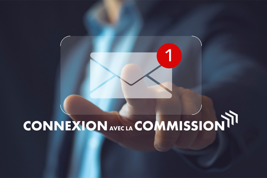 Connexion avec la Commission.